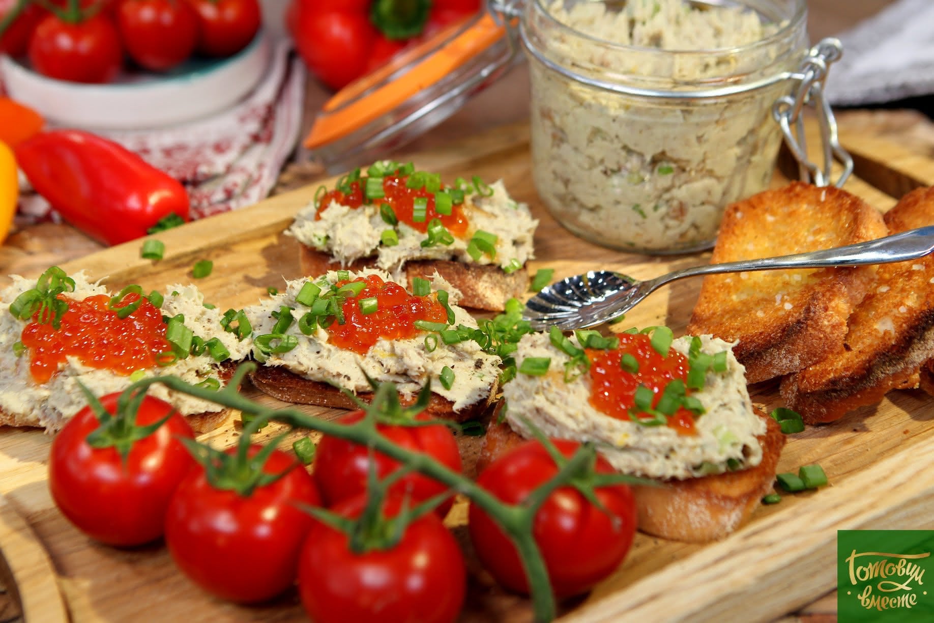 Паштет из копченой скумбрии