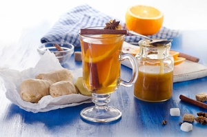 Апельсиново-имбирный чай