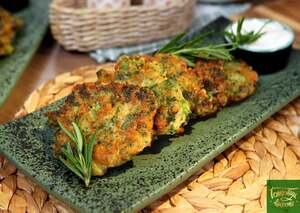 Оладьи из брокколи