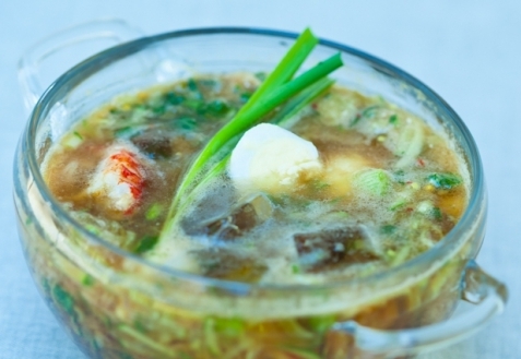 Рыбная окрошка