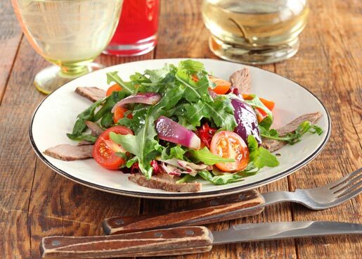 Warmer Rindfleischsalat