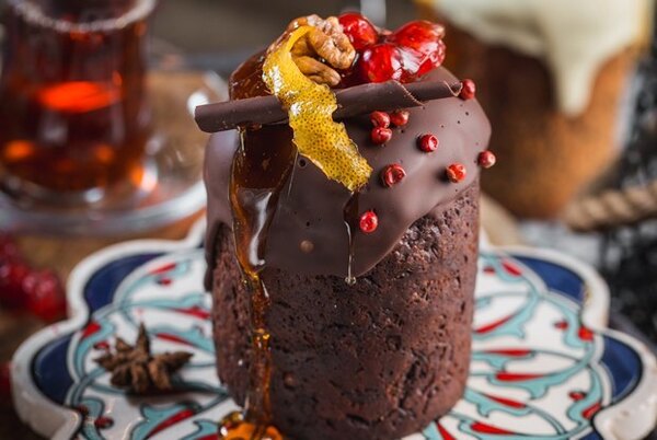 Шоколадный кулич