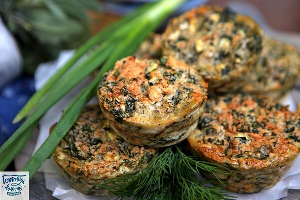 Маффины с белой рыбой