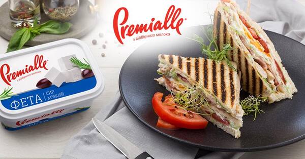 Original clab sandwich with grilled feta sandwich