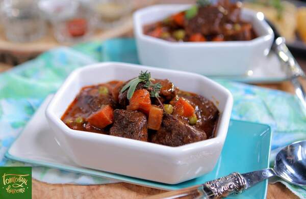 Яловичина стьою з овочами