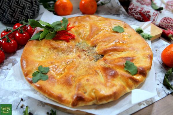 Грузинский пирог с мясом - Кубдари