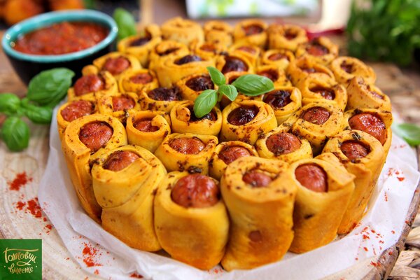 Wurstteig-Snack-Kuchen