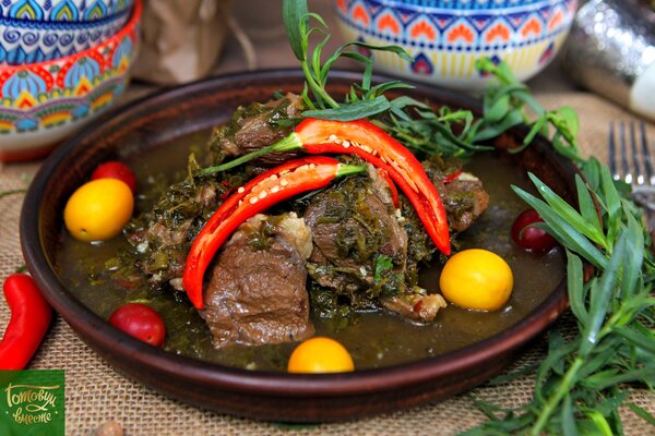 Чакапули из баранины