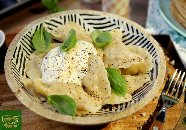 Вареники с мясом