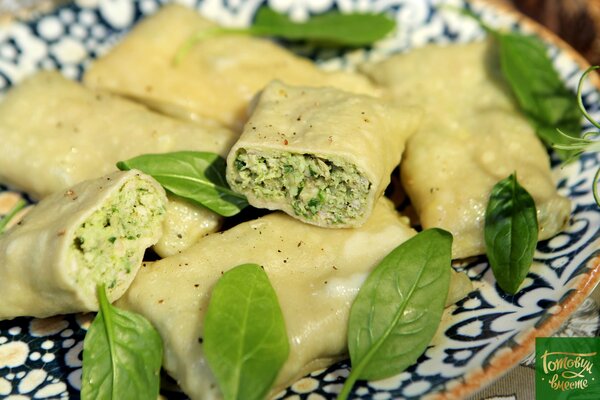 Немецкие маульташен со свининой