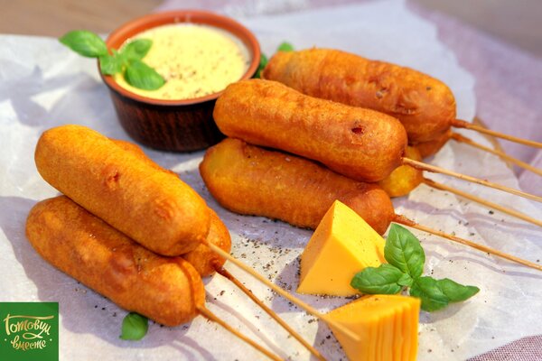 Corn dogs