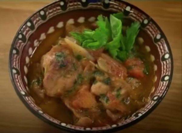 Грузинское рагу Чахохбили из курицы